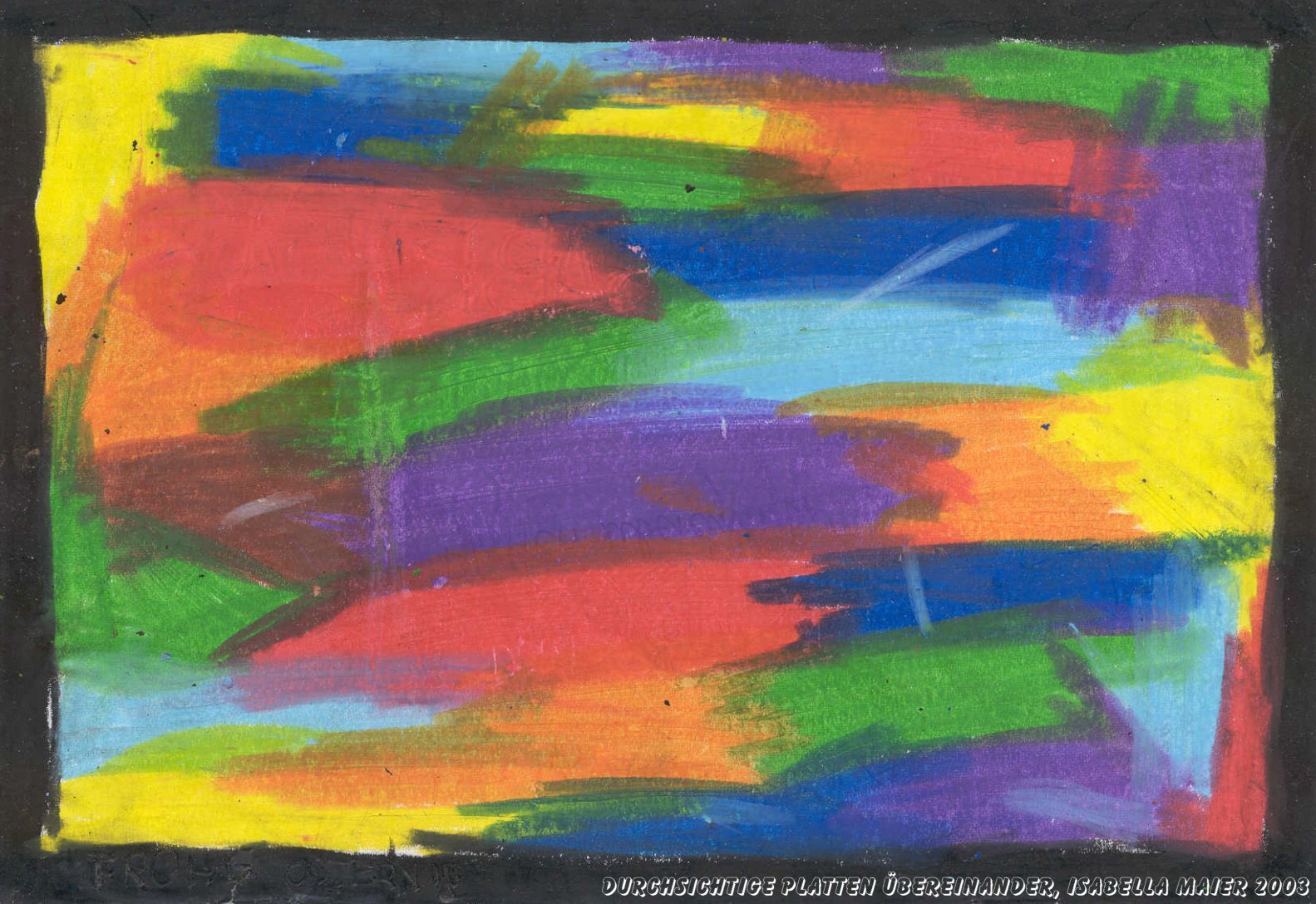 Durchsichtige Platten &Uuml;bereinander